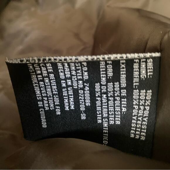 INTL details | Olive Green Utility Jacket Lightweight Lined Zip Up - 1X - Picture 5 of 13